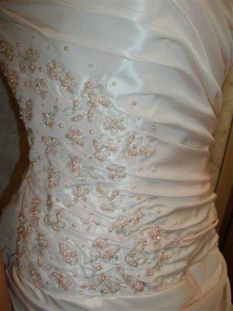 pick-up style wedding dress